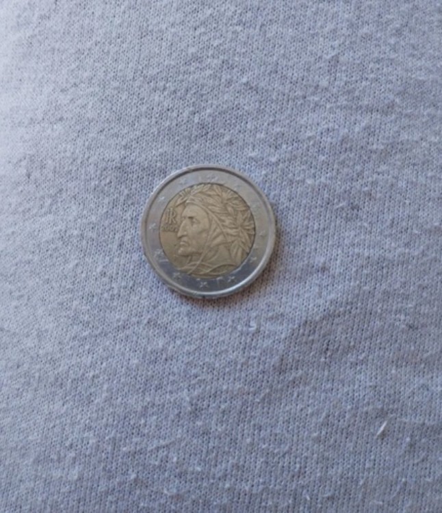 イタリア 2 ユーロ硬貨 - 造幣局の誤り - 中心からずれた打刻 - 希少 - 「R」｜WORLD RESOURCE【KING店】