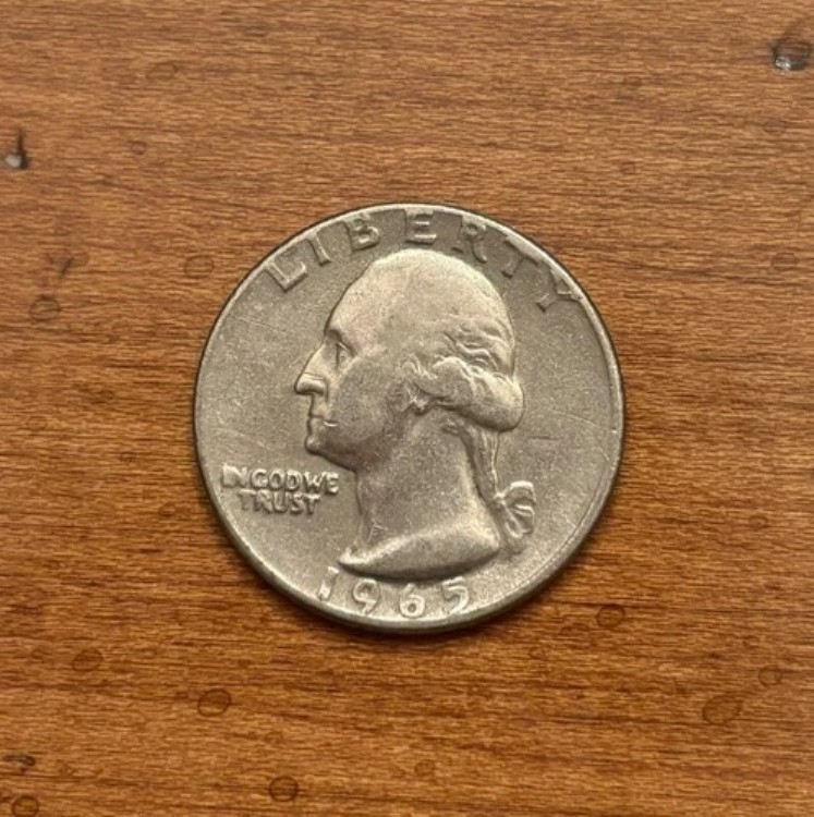 1965年クォーター、ミントマークエラーなし、良質コイン、縁に文字あり、希少｜WORLD RESOURCE【KING店】 759,440円