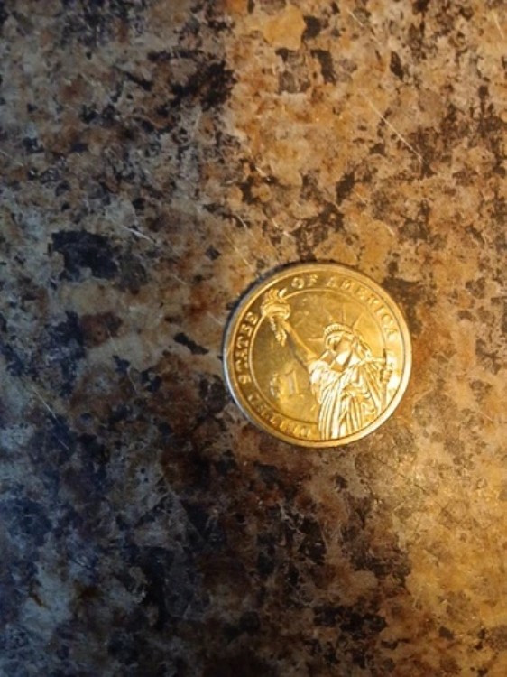 ジョージ・ワシントン 初代大統領 (1789-1797) 2007年 (D) 造幣局発行 1ドル硬貨 希少