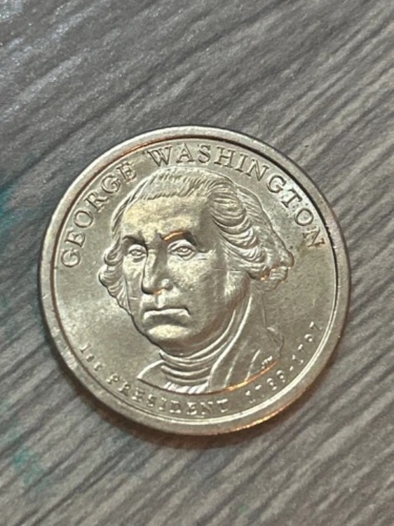 ジョージ・ワシントン 初代大統領 (1789-1797) 2007年 (D) 造幣局発行 1ドル硬貨 希少｜WORLD RESOURCE【KING店】 759,440円