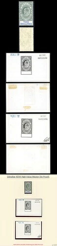 ジブラルタル KEVII マスターダイプルーフ（硬化前・硬化後）希少品