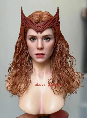 希少なヴィンス・スタジオ マーベル ワンダ・ヴィジョン スカーレット・ウィッチ エリザベス・オルセン ヘッドスカルプト