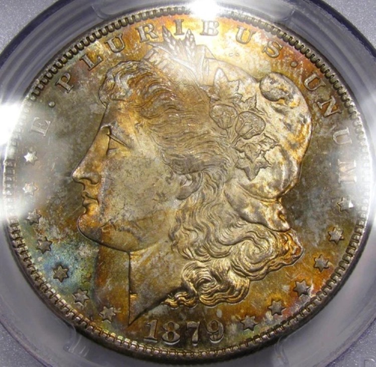 1879-S モーガン シルバー ダラー ジェム BU PCGS MS-64... 美しい色調と非常に派手!｜WORLD RESOURCE【KING店】