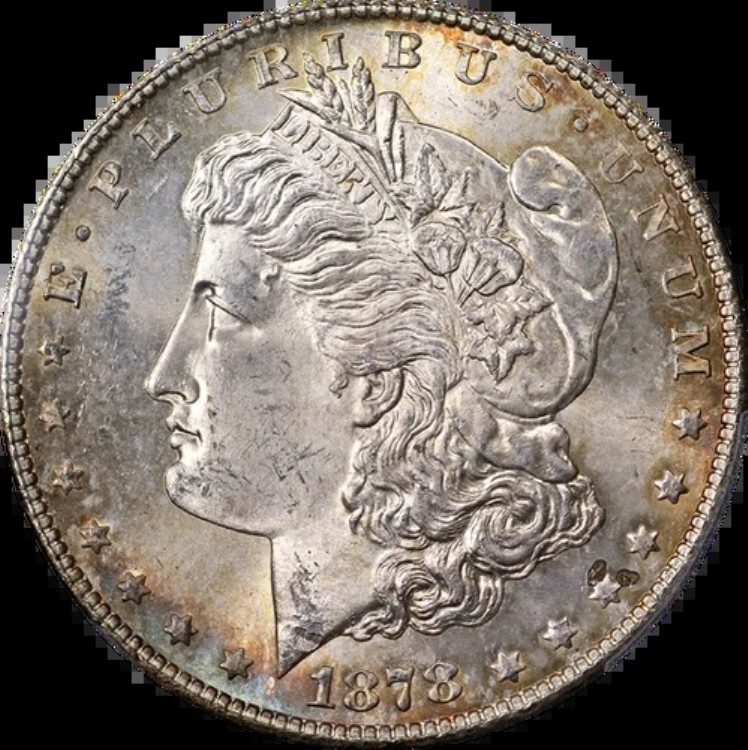 1878-S モルガン銀貨 PCGS MS64 良好な外観 強い刻印