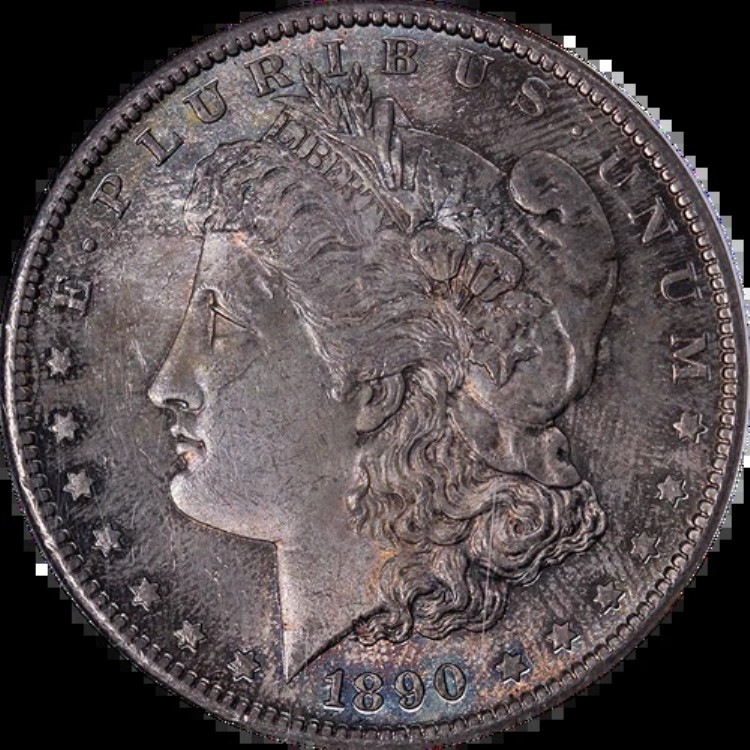 1890-S モルガン銀貨 NGC MS63 素晴らしい外観 強いストライクトーニング 101,200円