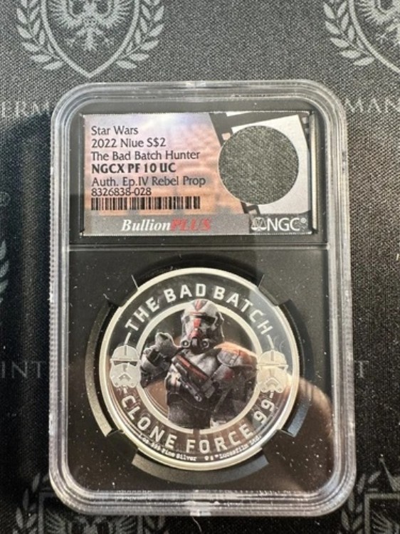 Bullion Plusシリーズ スターウォーズ ニウエ 2022 NGCX PF10 Bad 1オンス シルバー 反乱軍プロップ｜WORLD RESOURCE【KING店】