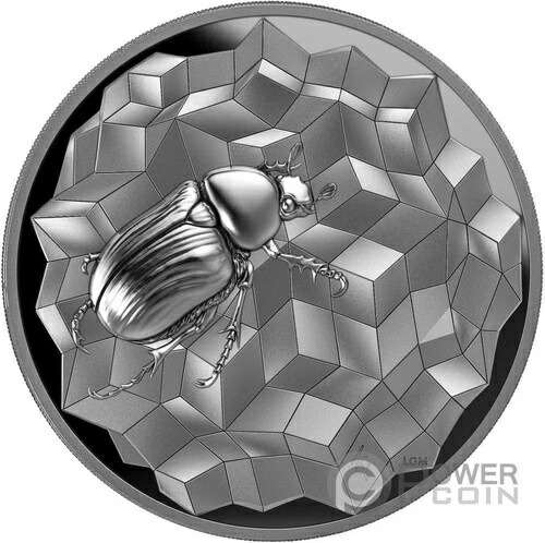 スカラベ エントマ プルーフ 2オンス 銀貨 25ドル リベリア 2025年以降