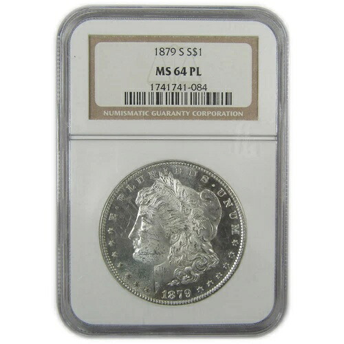 1879 S モルガン・ダラー MS 64 PL NGC シルバー プルーフ風 1ドルコイン SKU:I19878