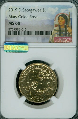 2019 D SACAGAWEA NGC MS68 PQ 2ND FINEST GRADE MAC SPOTLESS POP 8 ONLY 3 FINER。|WORLD RESOURCE【KING店】