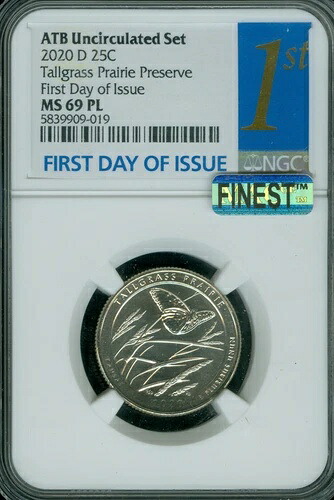 2020 D トールグラス クォーター NGC MS69 PL FDI MAC FINEST MAC スポットレス *｜WORLD RESOURCE【KING店】