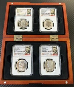 2014年 ケネディ・ハーフダラー 50周年記念セット NGC PF70 UCAM 早期リリース