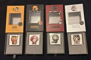 歴史の戦士 4 1オンス シルバー チビ コイン セット｜WORLD RESOURCE【KING店】