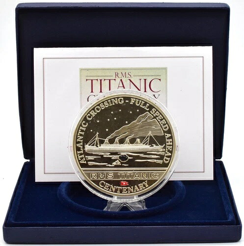 シルバー プルーフ 5オンス コイン シルバー $25 2012 RMS タイタニック 100周年記念ボックス + COA 102,300円