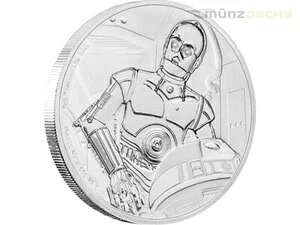 2ドル スター・ウォーズ? クラシックス - C-3POi? ニウエ島 1オンス シルバー PP 2017｜WORLD RESOURCE【KING店】