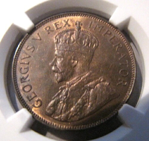 南アフリカ 1933年 ペニー NGC MS 63 RB。この年としては希少なグレード！｜WORLD RESOURCE【KING店】