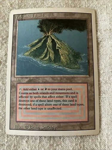 マジック:ザ・ギャザリング Volcanic Island Revised Edition レア デュアルランド|WORLD RESOURCE【KING店】