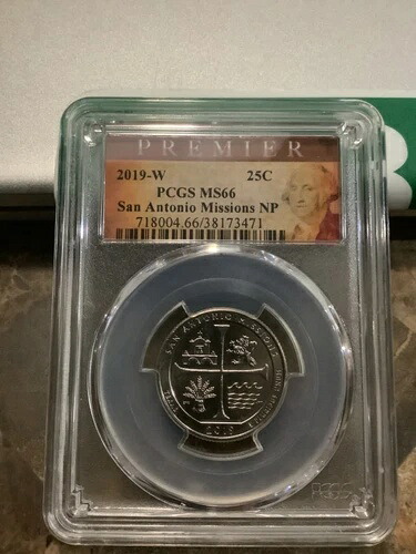 2019 W Washington 25c PCGS MS 66 San Antonio Mission NP 販売します。オファーしてください!!