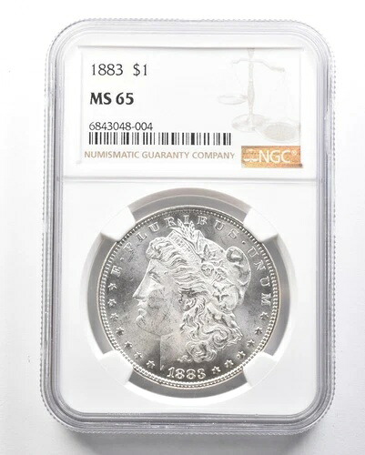 1883年 モルガン銀貨 MS65 NGC *1794