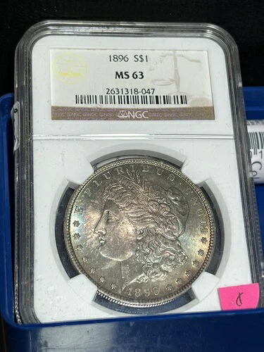 1896年 $1 NGC MS 63 モンスタートナー モルガン銀貨