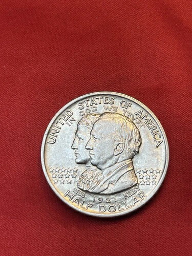 1921年アラバマ記念銀貨ハーフドル 発行枚数少 希少 状態良好