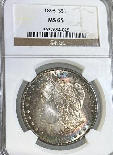 1898年 NGC MS65 モルガン銀貨｜WORLD RESOURCE【KING店】