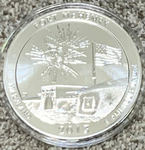 2013 5オンス シルバー ATB フォートマクヘンリー国立公園 - カプセルに入ったゴージャスな品、送料無料!