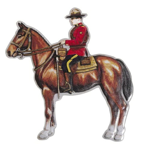 リアルシェイプ・アイコニック・カナダ：RCMP - 純銀製ピース