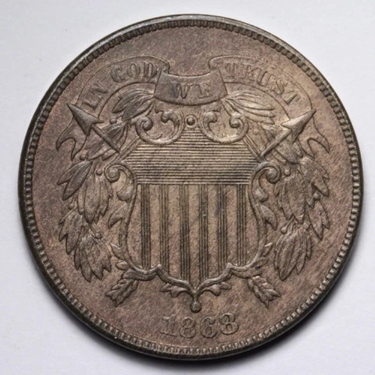 1868年 2セント硬貨 チョイスBU *未流通* MS E201 QNEM｜WORLD RESOURCE【KING店】