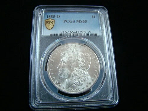 1885-O モルガン銀貨 PCGS グレード MS65 #47295679｜WORLD RESOURCE【KING店】