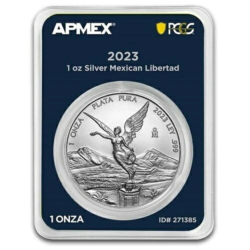 2023年メキシコ1オンスシルバーリベルタッド（MDプレミア+PCGSファーストストライク?）今すぐ購入