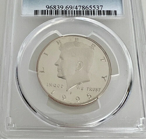 1995年 Sケネディ PCGS PR69DCAM ディープカメオ プルーフ ハーフダラー - 89642