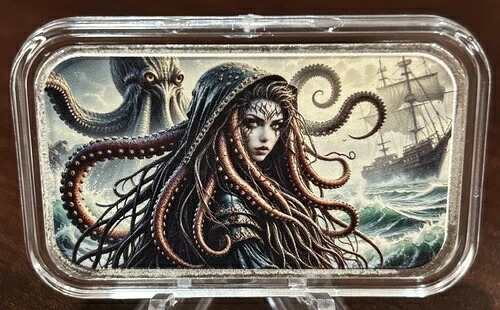 1オンス シルバー コレクターズアイテム HAYLEYBUG MINT QUEEN OF THE DEPTHS 限定100枚
