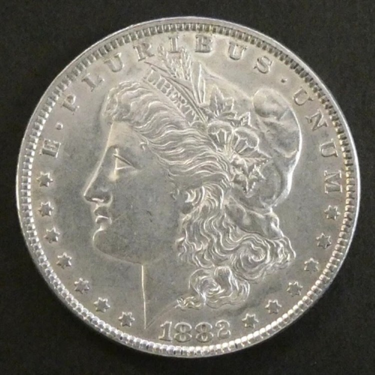 1882年 1ドル モルガン銀貨 米国造幣局発行