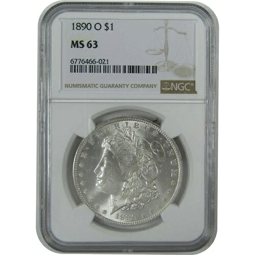 1890 O モルガン・ダラー MS 63 NGC シルバー 1ドル 未流通コイン SKU:I16461