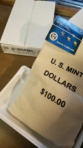 100 ドル ミントバッグ 2020-P サウスカロライナ アメリカン イノベーション ドル。100 枚の UNC コイン!