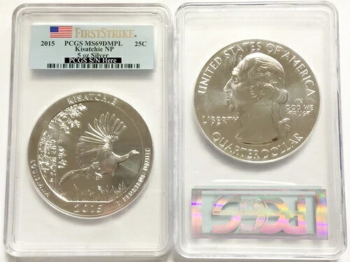 2015年 5オンス PCGS MS69 DMPL FS シルバー ATB キサッチー国立公園コイン｜WORLD RESOURCE【KING店】 118,800円