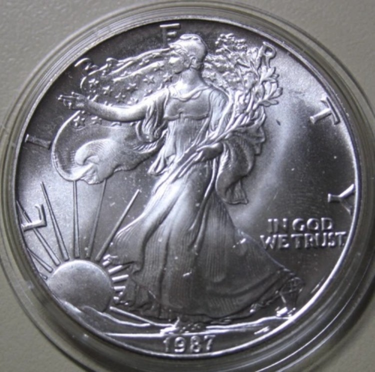 楽天市場】アメリカ 1ドル銀貨 1986年 1オンス 『プルーフ