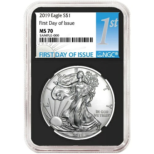2019年 1ドル アメリカン シルバー イーグル NGC MS70 FDI ファーストラベル レトロコア