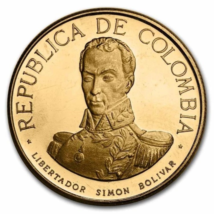 1969年コロンビア金貨200ペソ ボヤカの戦いのプルーフ｜WORLD RESOURCE【KING店】
