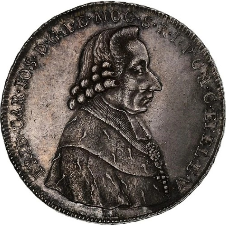 [#1277802] マインツ大司教、フリードリヒ・カール・ヨーゼフ、1/2ターラー、1795年、マインツ