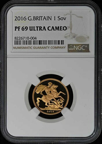 2016年 英国 1SOV NGC PR69DCAM｜WORLD RESOURCE【KING店】