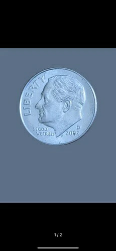 楽天市場】1983-P ルーズベルト リバティ、10セント硬貨、オフセンター