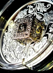 2019年 純銀コイン FIRE AND ICE? カナダ産ダイヤモンド - Sparkle of the Heart|WORLD RESOURCE【KING店】