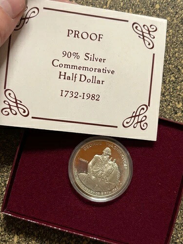 90年記念銀貨ハーフドル 1732-1982｜WORLD RESOURCE【KING店】