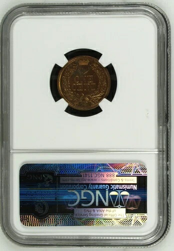 1866年 NGC PR64RB 725 鋳造！レッドブラウンプルーフ！$1,100 PCGS P.G. タフ・インディアン・セント｜WORLD RESOURCE【KING店】
