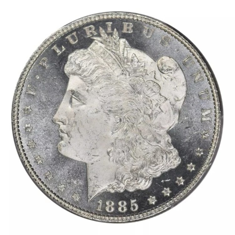 1885年モルガン・ダラー PCGS MS-65 DMPL