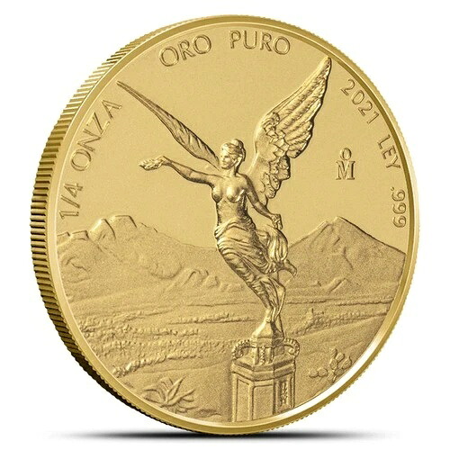 2021年 1/4オンス プルーフ メキシコ金貨 リベルタッド