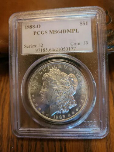 1888-O PCGS MS64 DMPL モーガン シルバードル 431,200円