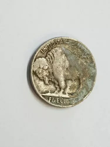 希少な1935年製アメリカ合衆国バッファローニッケル5セントエラー貨幣（未流通）