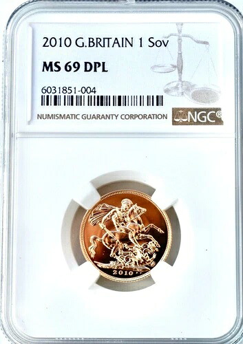 2010年 ゴールド ソブリン NGC MS69 DPL イギリス 未使用 それ以上｜WORLD RESOURCE【KING店】